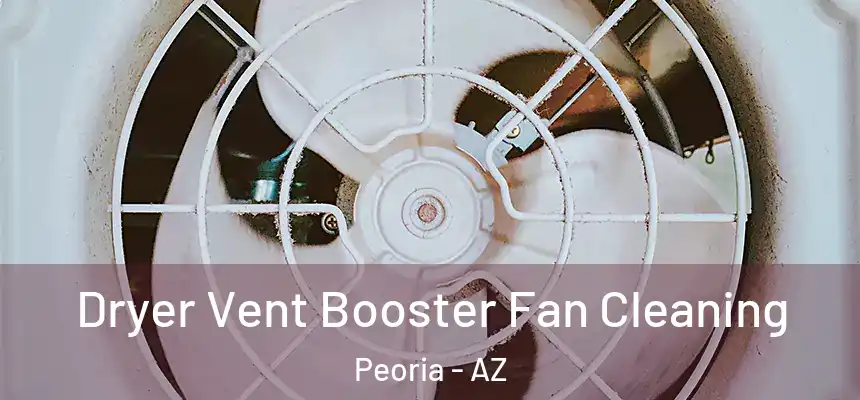 Dryer Vent Booster Fan Cleaning Peoria - AZ